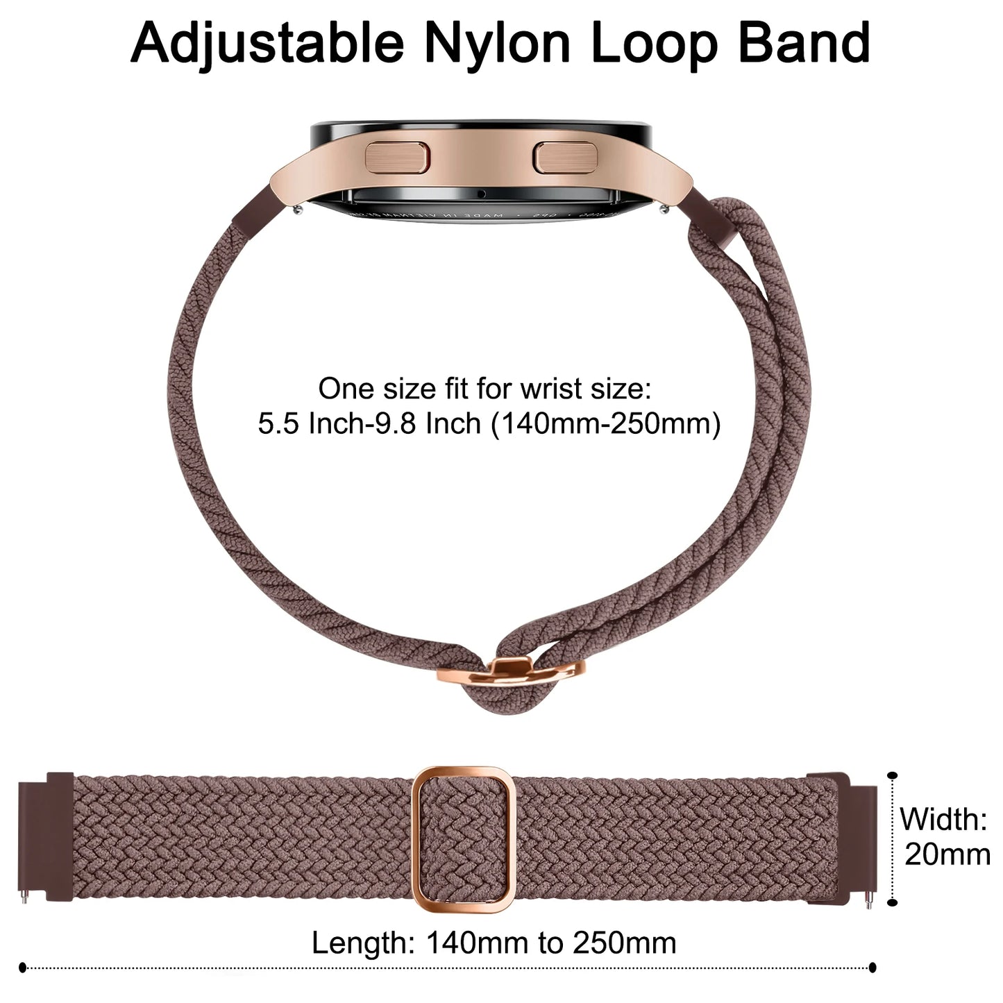Comfortable Braided Loop Band For Samsung Galaxy Watch
